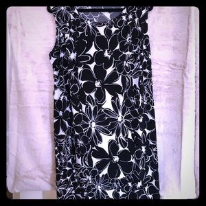 Floral Knee-Length Dress